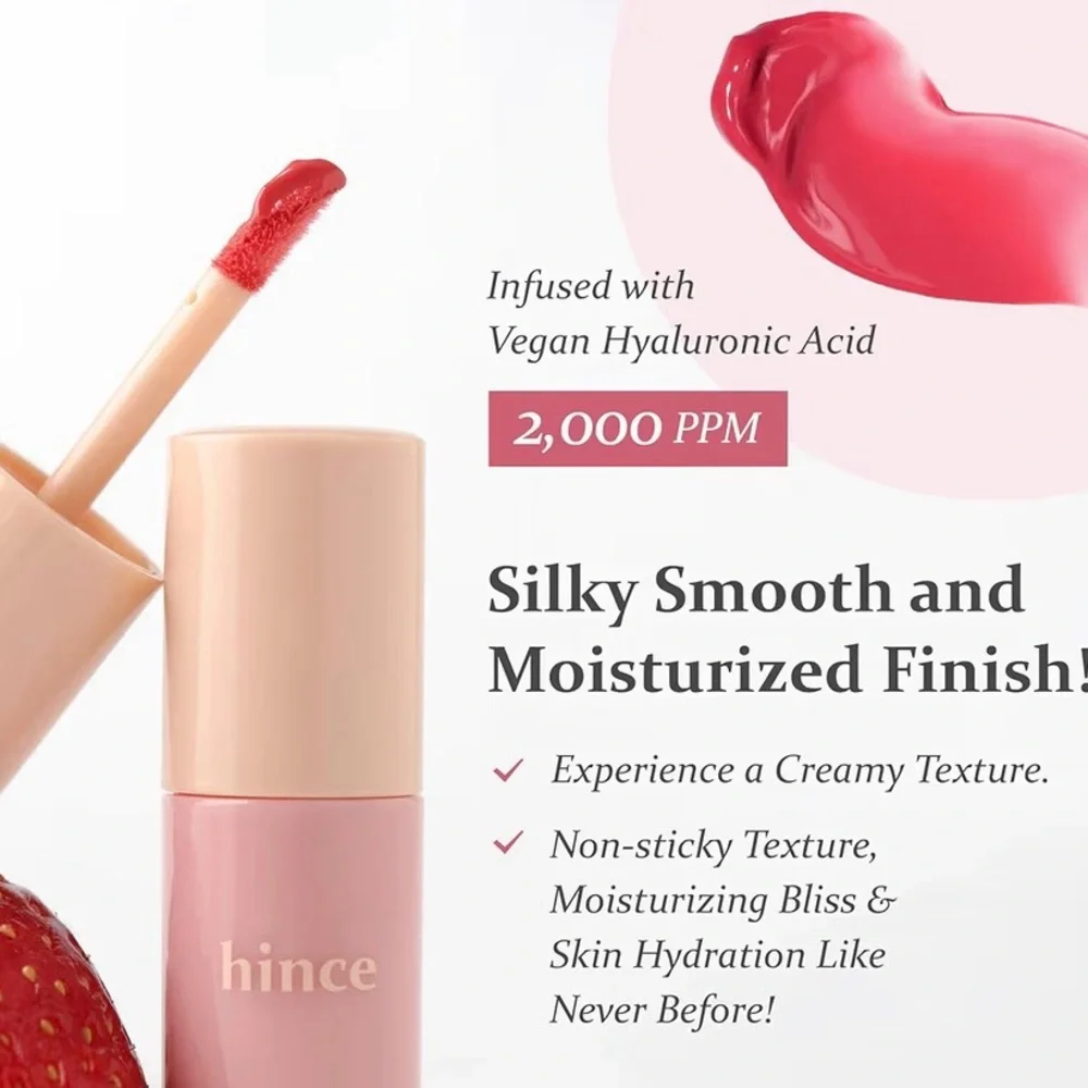 Hince Dewy Liquid Cheek Blush Husky Mauve For A Radiant Water Glow 0.2 fl oz NIB